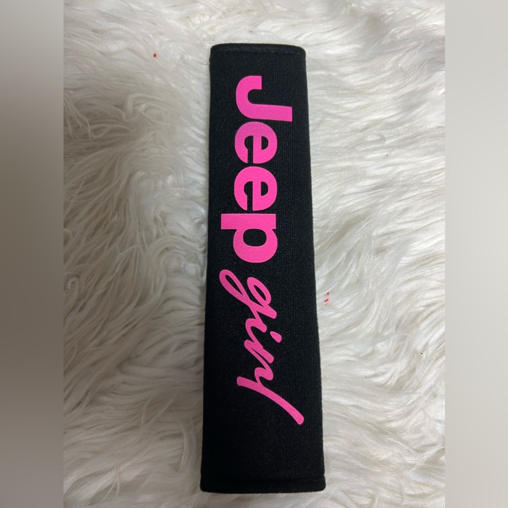 Brand new jeep girl seatbelt cover set of 2
